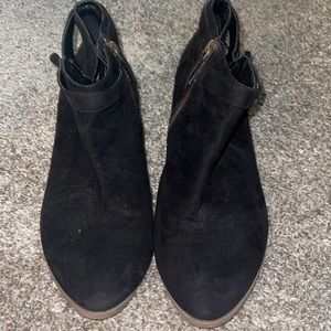 Black Suede Booties